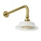 Kingston Brass Sunflower Shower Head with 12Inch Shower Arm, Brushed Brass P60SBCK - alternate 1